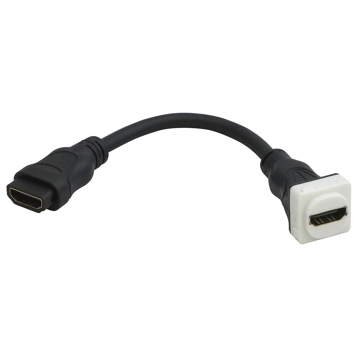 HDMI MECH F-F SHORT LEAD 4 PACK