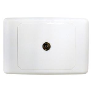 TV OUTLET F TYPE - PAL WHITE