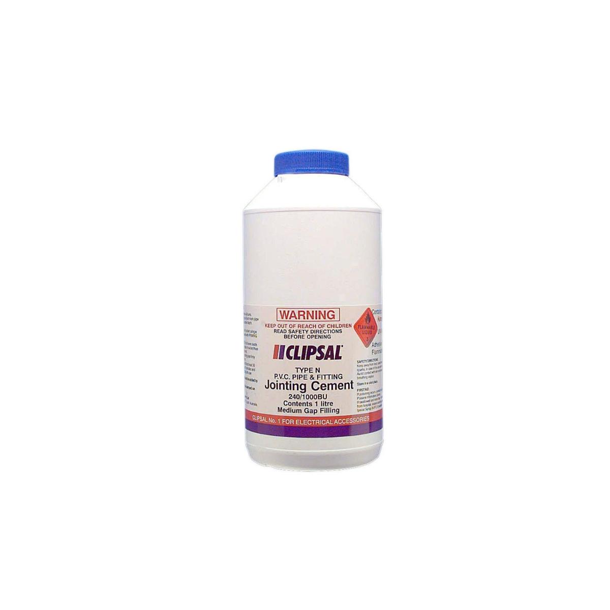 PVC SOLVENT CEMENT TYPE N BLUE 1LTR