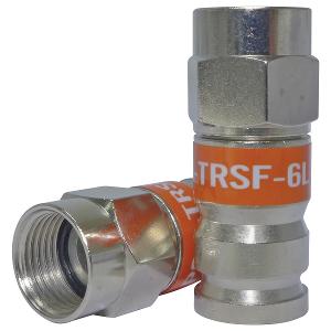 COMPRESSION CONNECTOR RG6 F TYPE