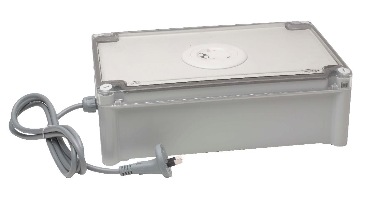 POLY ENCLOSURE 270X170X86MM IP55 CLEAR