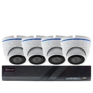 POE HD SECURITY 8CH NVR DOME KIT 4X5MP