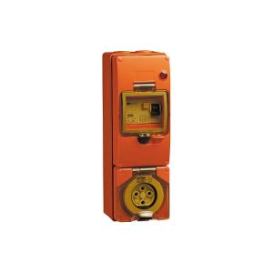 OUTLET SOCKET RCD IP66 4P 20A 500V R/OR OUTLET SOCKET RCD IP66 4P 20A 500V R/OR