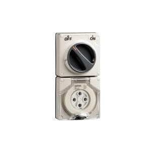 OUTLET SWITCHED IP66 4PIN 32A 500V LE GR OUTLET SWITCHED IP66 4PIN 32A 500V LE GR