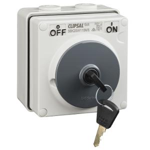 SWITCH SURF IP66 1P 15A KEY OP SWITCH SURF IP66 1P 15A KEY OP