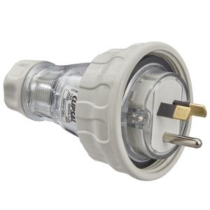 PLUG TOP IP66 STR 3P RND ETH 10A 250V GR PLUG TOP IP66 STR 3P RND ETH 10A 250V GR