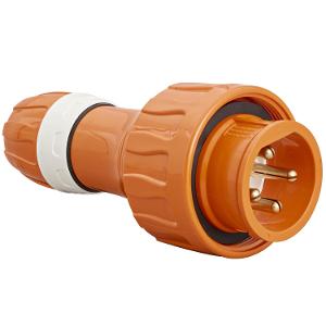 PLUG TOP IP66 STR 4PIN 20A 500V R/ORG PLUG TOP IP66 STR 4PIN 20A 500V R/ORG