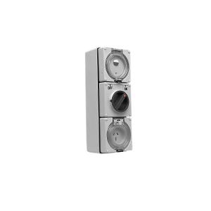 OUTLET SWT SOCK RCD IP66 3P 15A 500V GRY OUTLET SWT SOCK RCD IP66 3P 15A 500V GRY