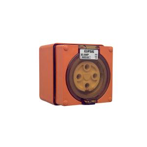 OUTLET SOCKET IP66 4PIN 50A 500V GREY OUTLET SOCKET IP66 4PIN 50A 500V GREY