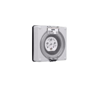 OUTLET SOCKET IP66 7PIN 20A 500V L/E GRY OUTLET SOCKET IP66 7PIN 20A 500V L/E GRY