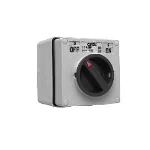 ISOLATOR HDTY IP66 1G SP 15A 1WAY GREY ISOLATOR HDTY IP66 1G SP 15A 1WAY GREY