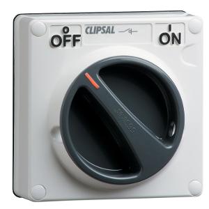 ISOLATOR IP66 1G SP 20A 1WAY L/E R/ORG ISOLATOR IP66 1G SP 20A 1WAY L/E R/ORG