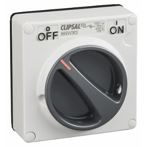 ISOLATOR IP66 1G 3P 63A 1WAY L/E GREY ISOLATOR IP66 1G 3P 63A 1WAY L/E GREY