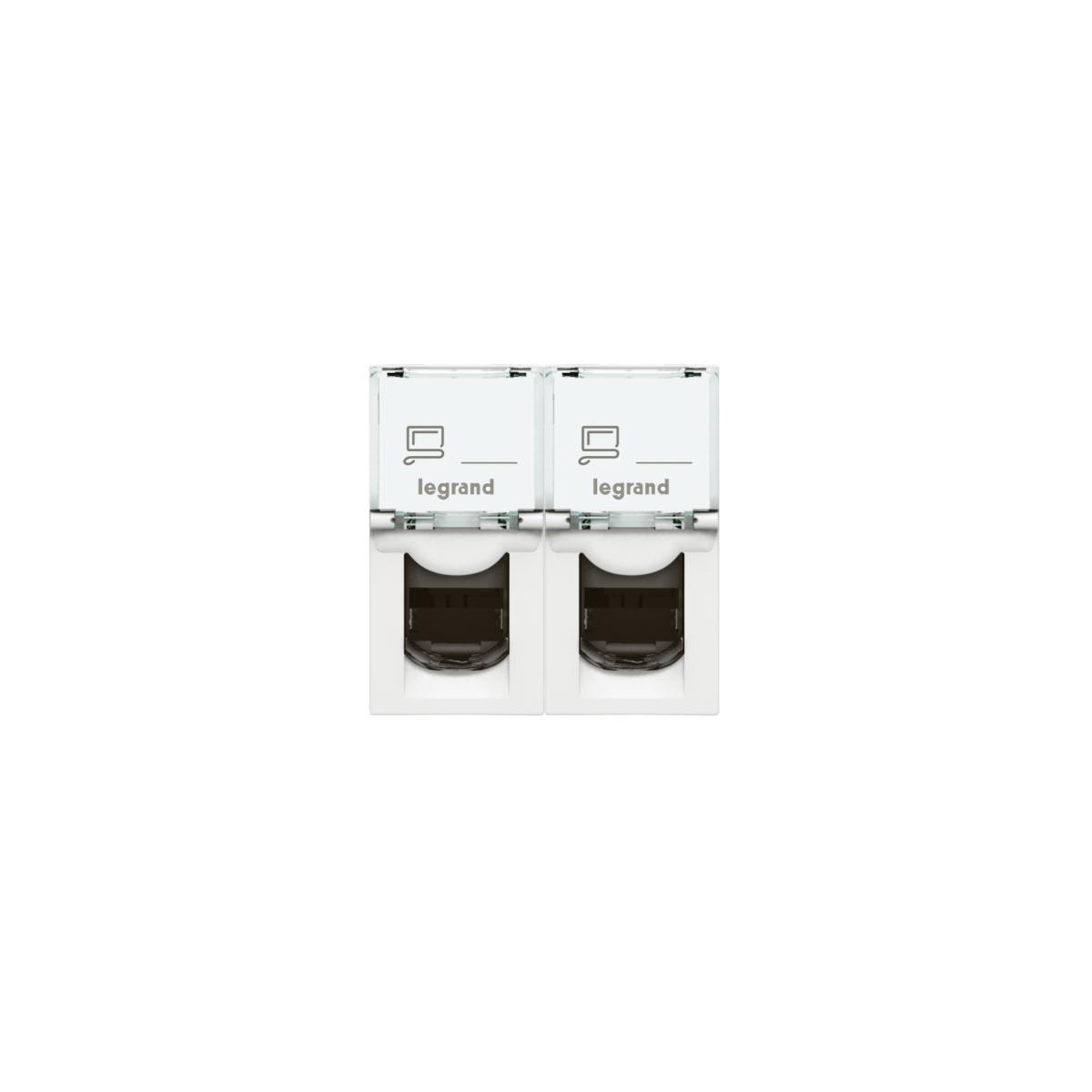 ARTEOR RJ45 8 CON CAT5E UTP SQU 1MOD WHT