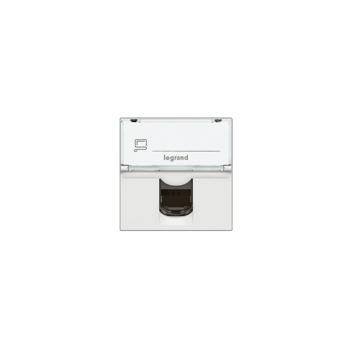 ARTEOR RJ45 8 CON CAT5E UTP SQU 2MOD WHT