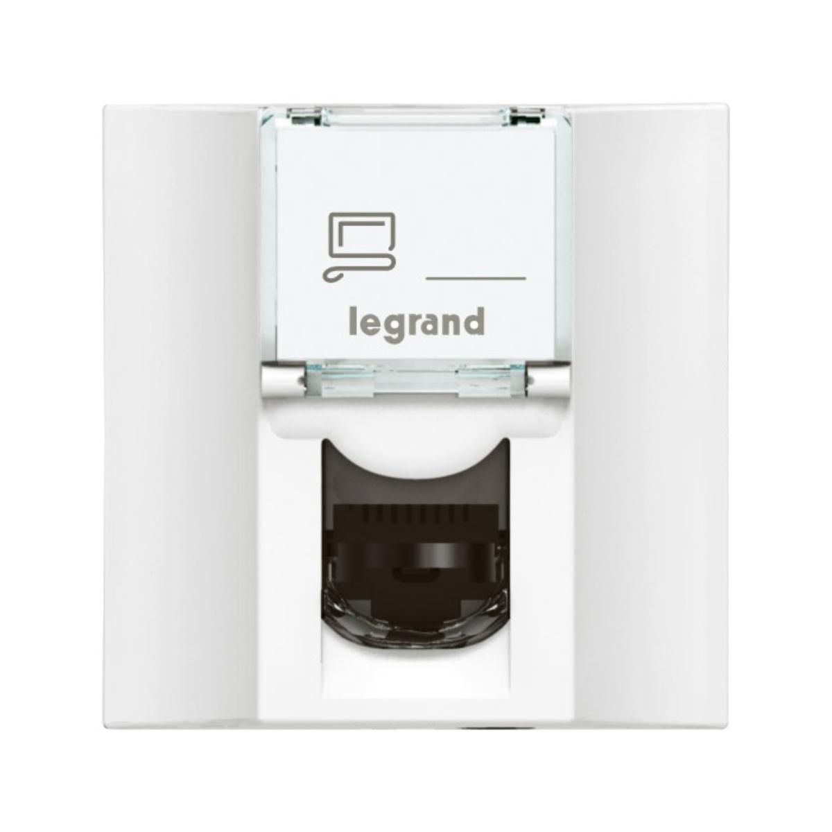 ARTEOR RJ45 REAR PLUGABLE C6 SQ 2MOD WHT