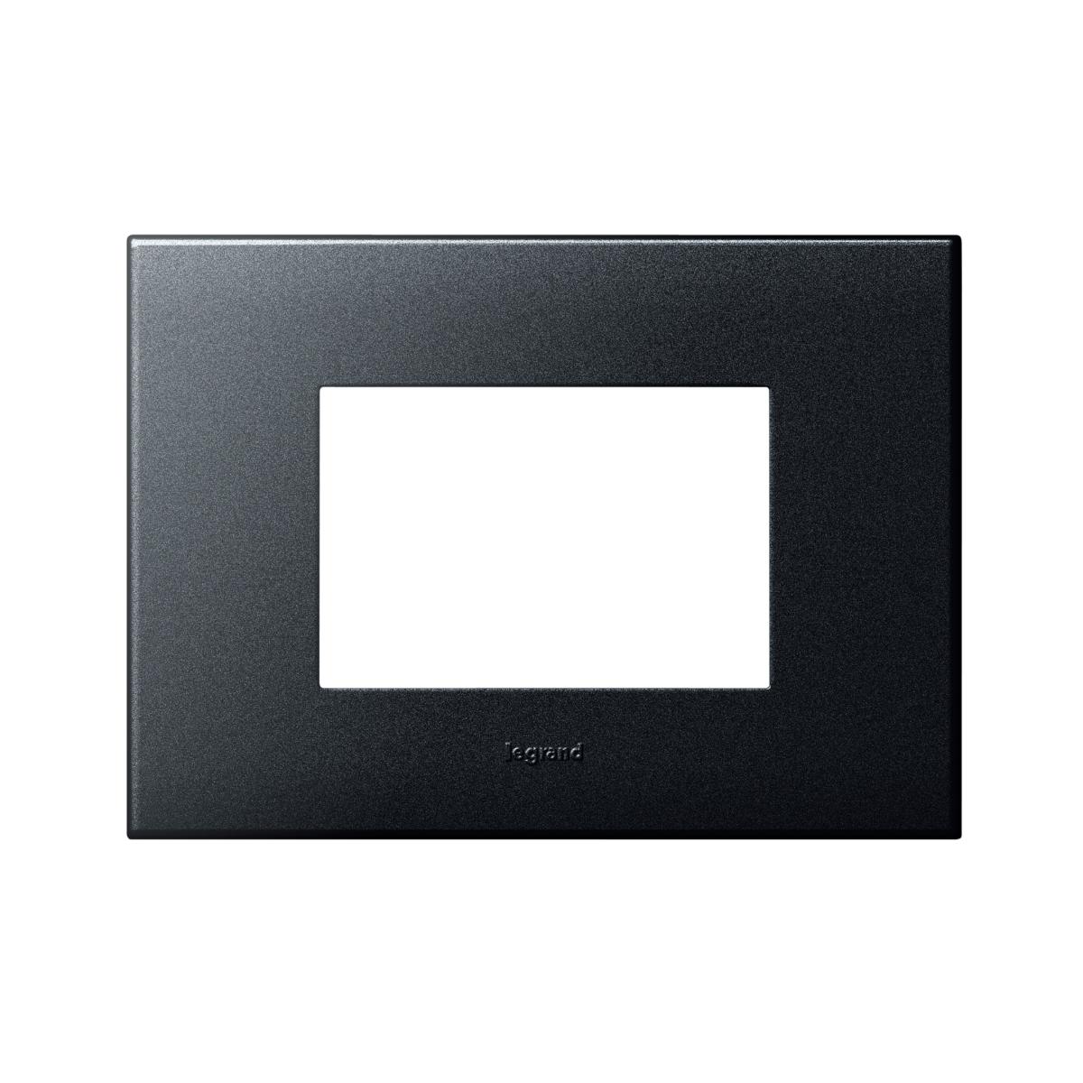 ARTEOR PLATE 3MOD SQUARE HORIZ GRAPHITE