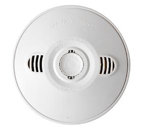 P/E SMOKE ALARM 240VAC WITH 9V BATT B/UP