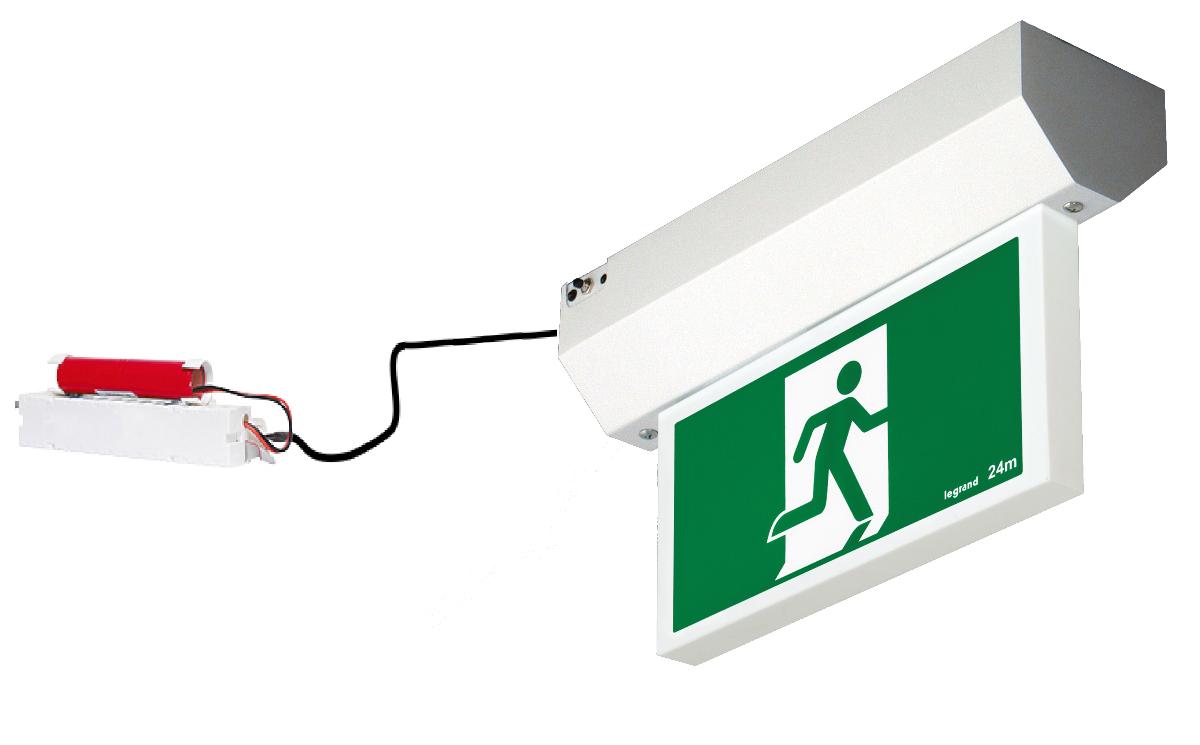 LED EMER EXIT GALAXY SECURIT SUR DBL STR