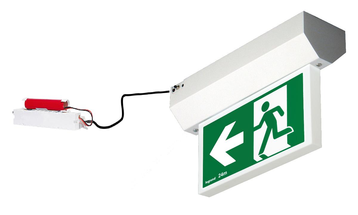 LED EMER EXIT GALAXY SECURIT SUR DBL L/R