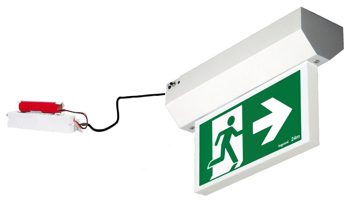 LED EMER EXIT GALAXY SECURIT SUR SGL RGT
