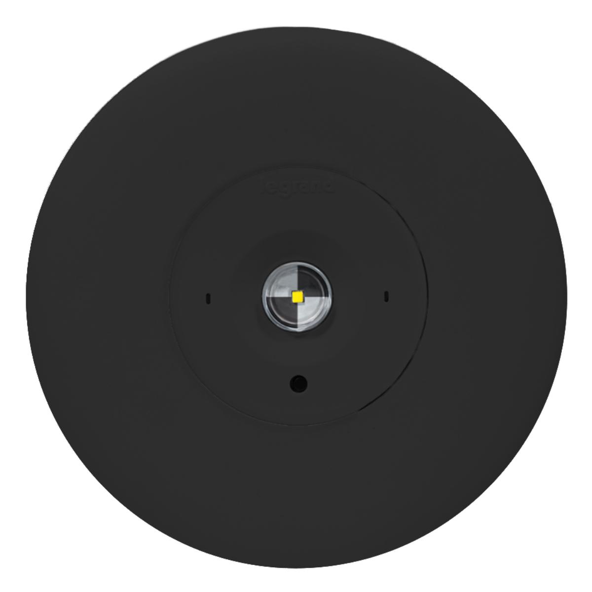 LED EMERG SATELLITE D50 RECESS BLACK