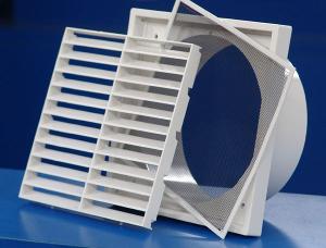 FIXED PLASTIC GRILLE 100MM WHITE FIXED PLASTIC GRILLE 100MM WHITE