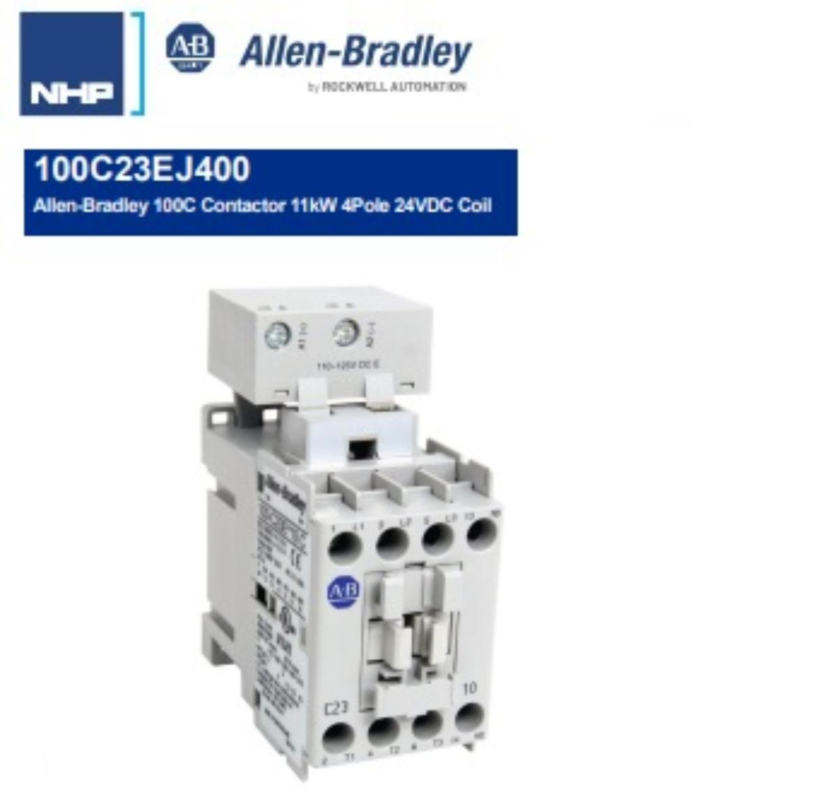 CONTACTOR 4P 23A AC3 11KW 24VDC COIL