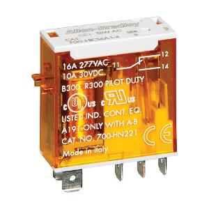 MINIATURE INDUSTRIAL RELAY 8A 2CO 24VDC MINIATURE INDUSTRIAL RELAY 8A 2CO 24VDC