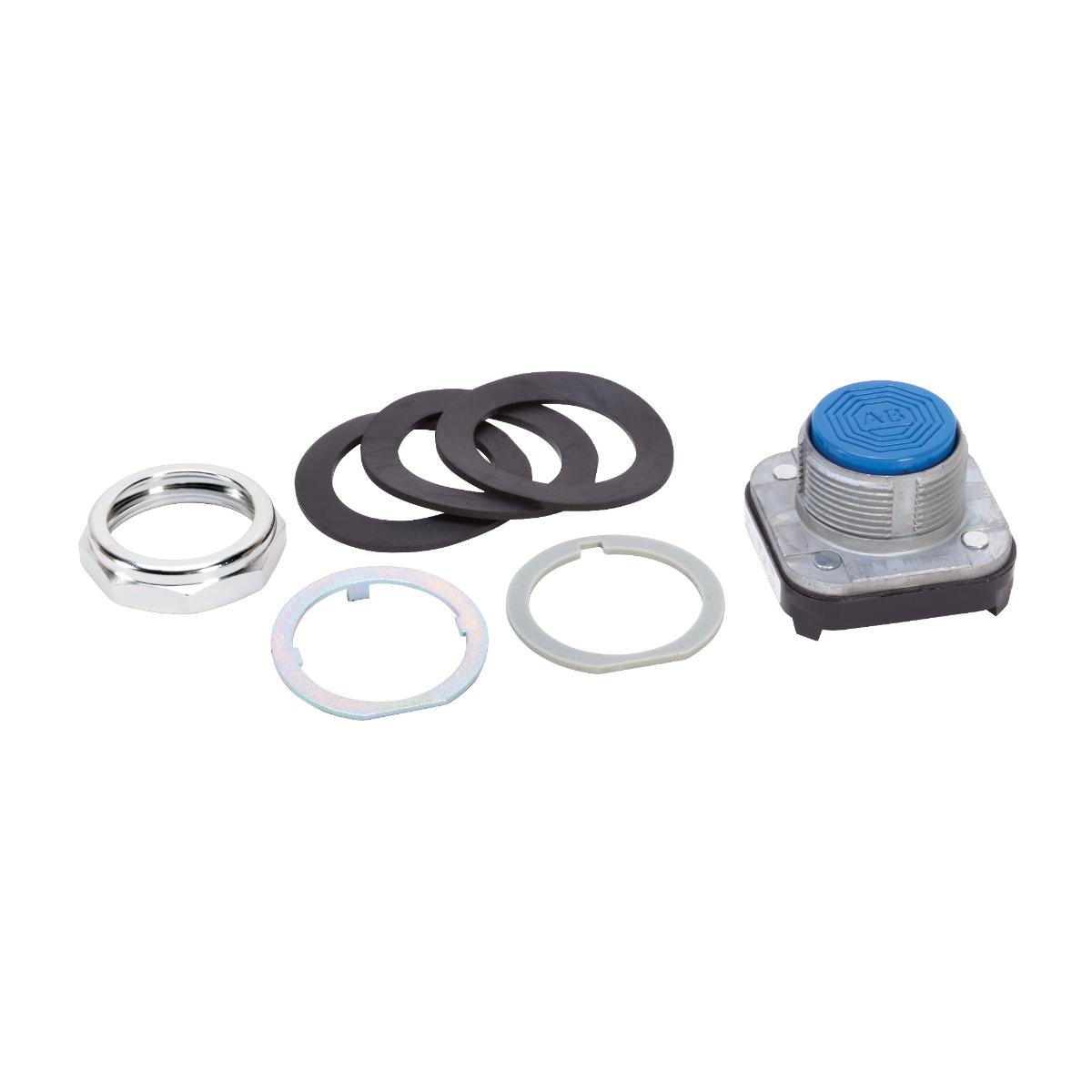 NON ILL P/B OPER 30.5MM FLUSH MOM BLUE