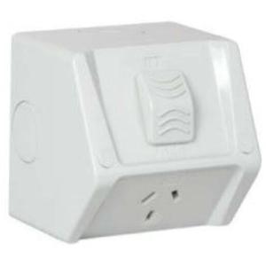 W/P SINGLE GPO IP53 10A GREY W/P SINGLE GPO IP53 10A GREY