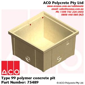 TYPE 99 POLYCRETE SQUARE PIT