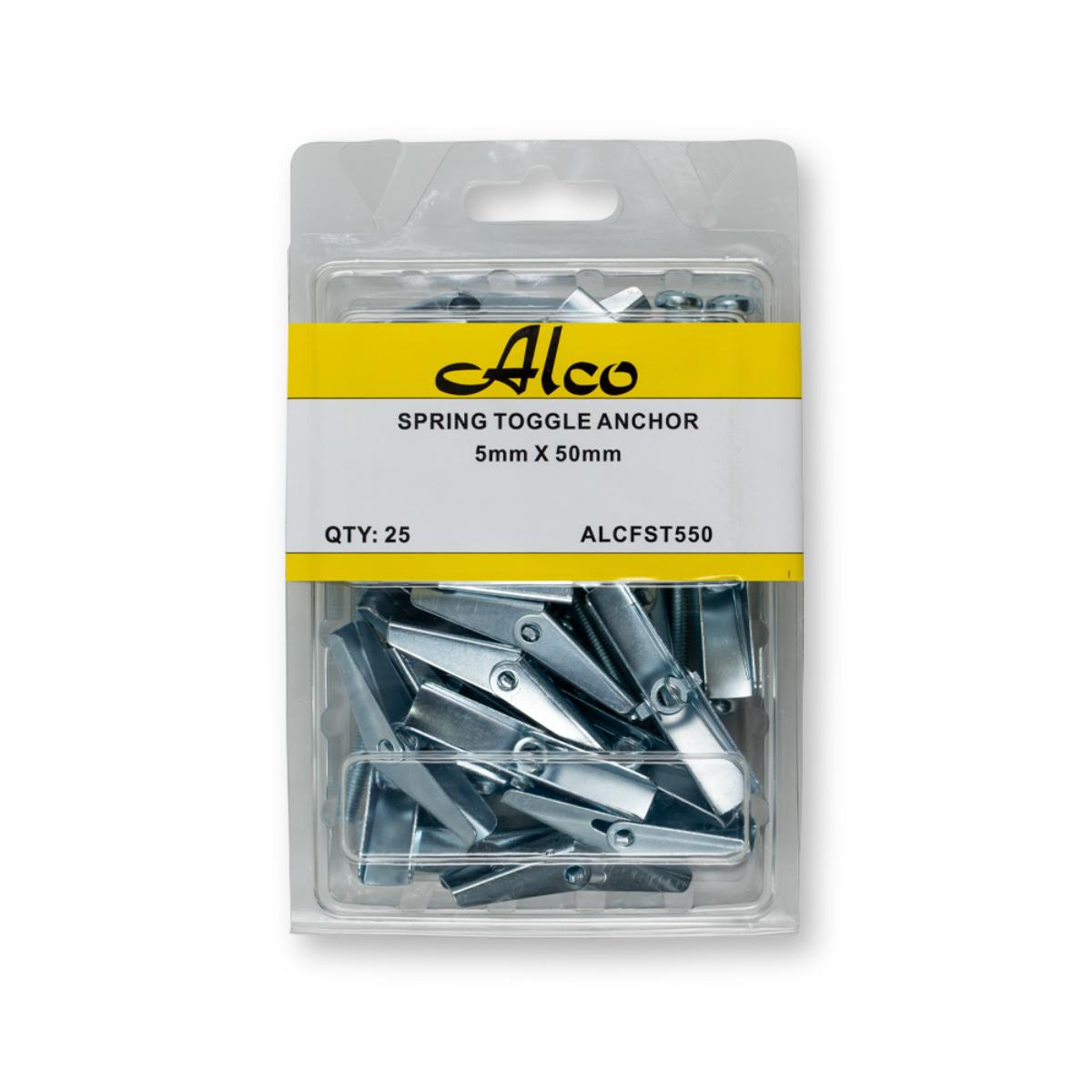 SPRNG TOGGLES BOLT 5X50MM ZINC PLATED