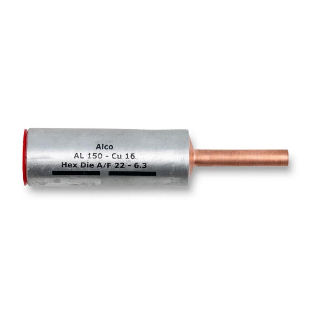 BI-METAL REDUCING LINK 150MM AL-16MM CU