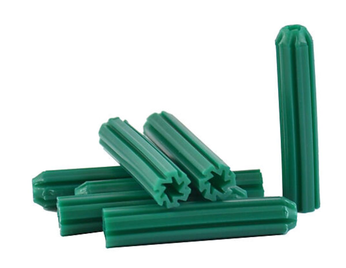 ANCHOR WALL PLUG GRN 35X12G-6.5MM DRILL