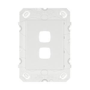 ARTEOR 2 GANG GRID ONLY C/WOUT MECH WHT ARTEOR 2 GANG GRID ONLY C/WOUT MECH WHT