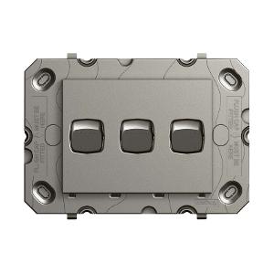 ARTEOR 3 GANG HORIZONTAL SW MAGNESIUM ARTEOR 3 GANG HORIZONTAL SW MAGNESIUM