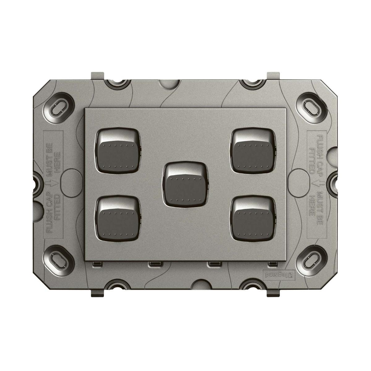 ARTEOR 5 GANG HORIZONTAL SW MAGNESIUM