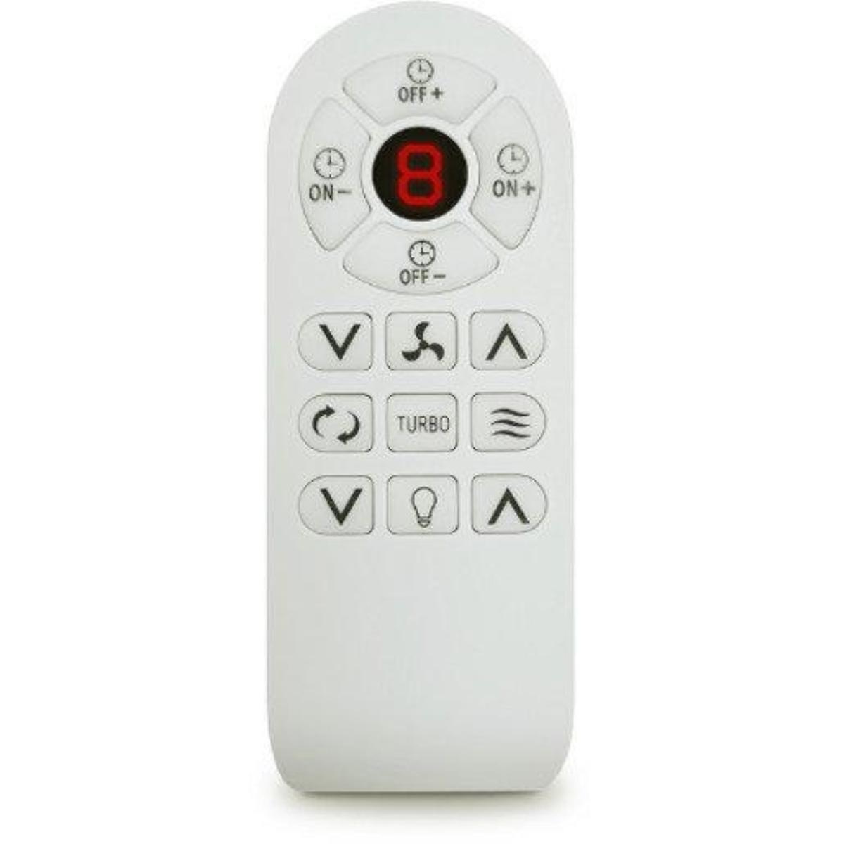 REMOTE CONTROL FOR DC CEILING FANS WHITE