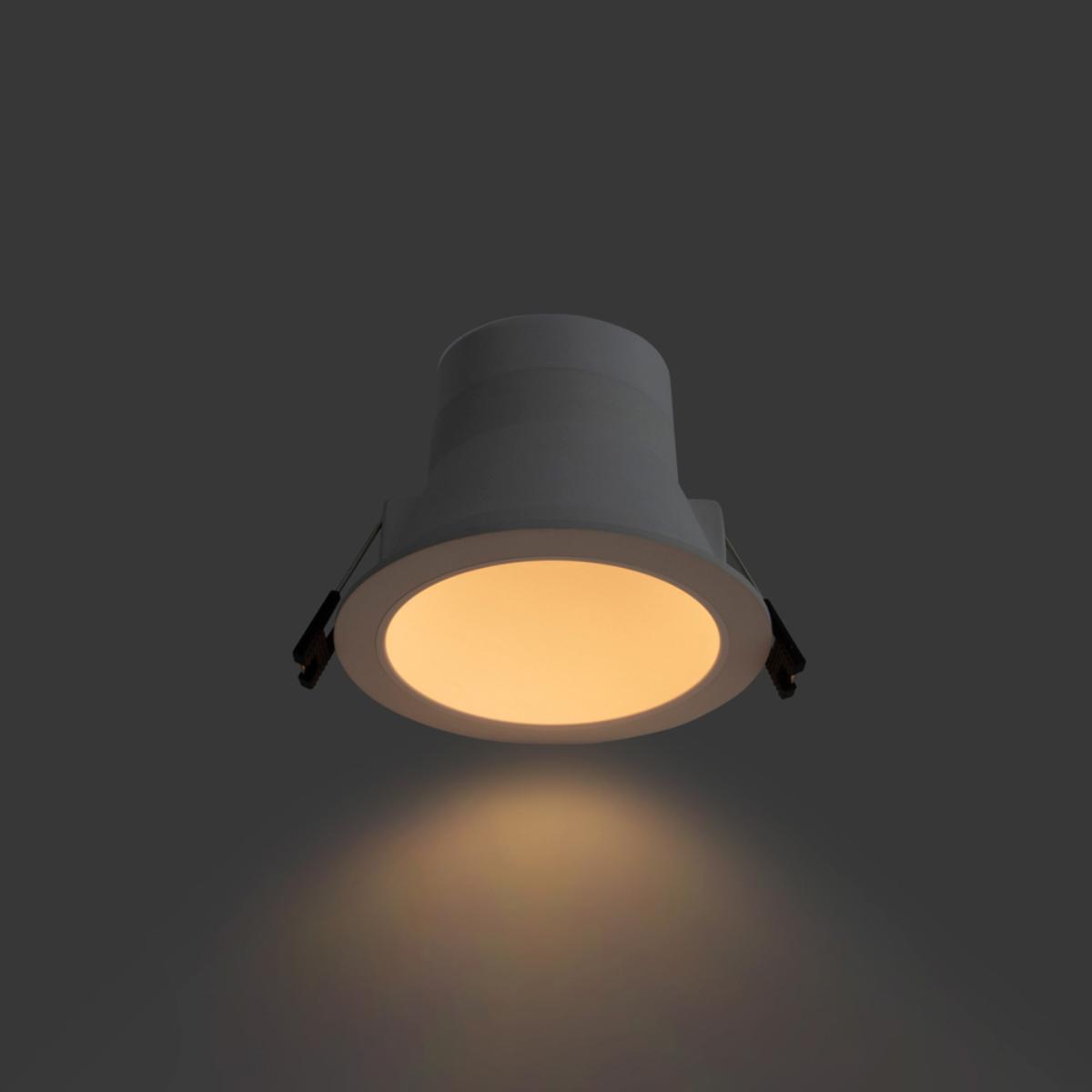 LED DOWNLIGHT LOW-GLARE 8W CCT 92MM WHT