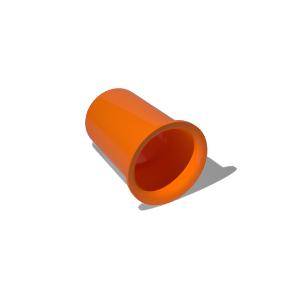 BELL MOUTH COUPLING 100mm ORANGE