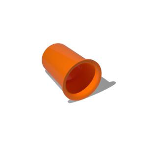 BELL MOUTH COUPLING 125mm ORANGE BELL MOUTH COUPLING 125mm ORANGE