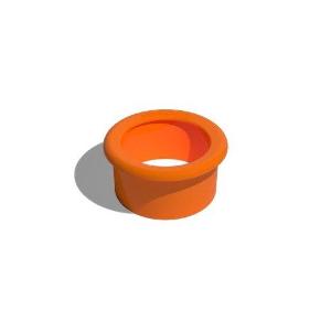 100MM ORANGE ELECTRICAL BUSH 100MM ORANGE ELECTRICAL BUSH