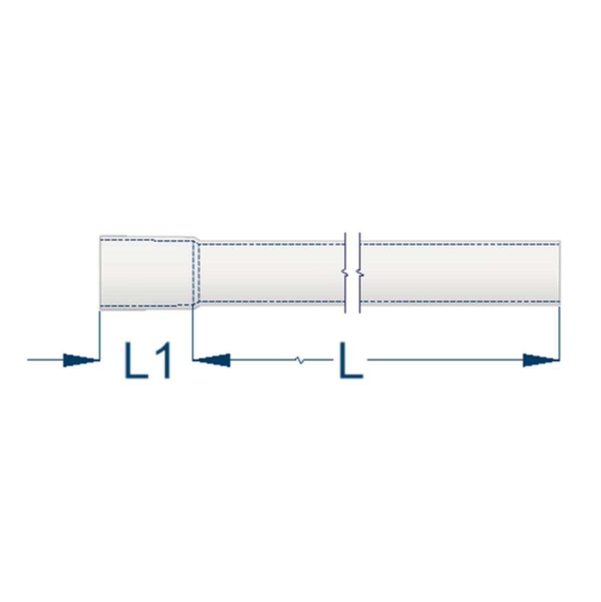 AIR CON & REFRIGERATION DRAIN PIPE 20MM