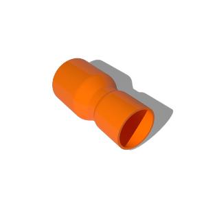 REDUCING COUPLING 80MM-63MM ORANGE REDUCING COUPLING 80MM-63MM ORANGE