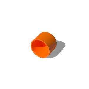 END CAP 100MM ORANGE END CAP 100MM ORANGE