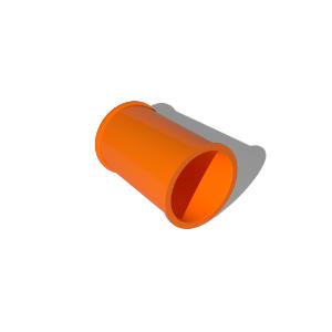 H/D SLIP COUPLING 100mm ORANGE