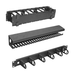 HORIZONTAL CABLE MANAGEMENT RINGS 1RU