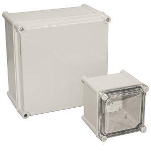 POLYNOVA PC ENCL 360X360X170 CLEAR LID