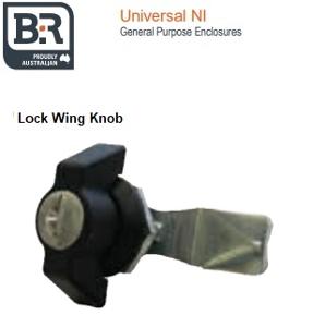 WING KNOB LOCKABLE WITH L003 KEY